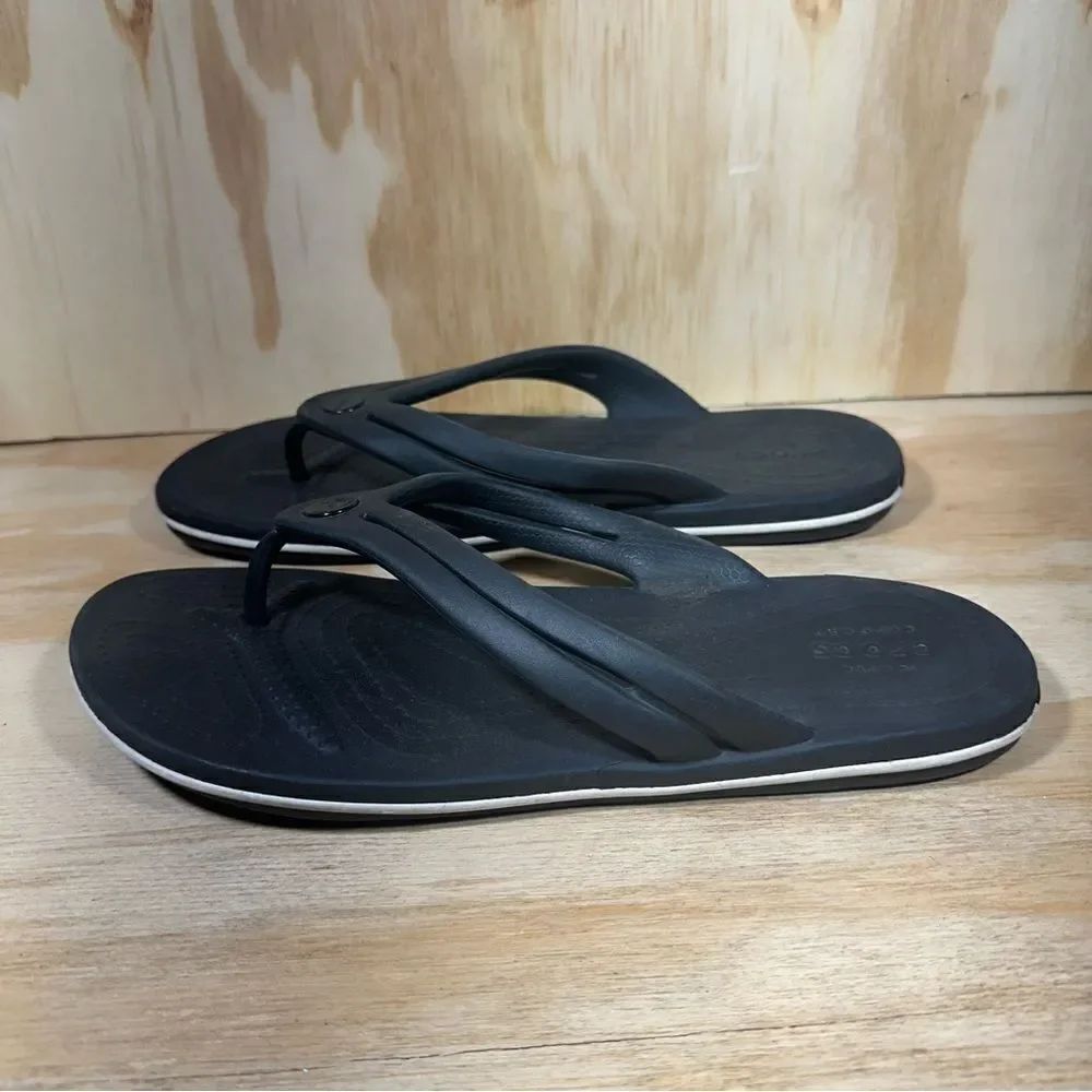 Crocs Black Flip Flops Women’s Size 10